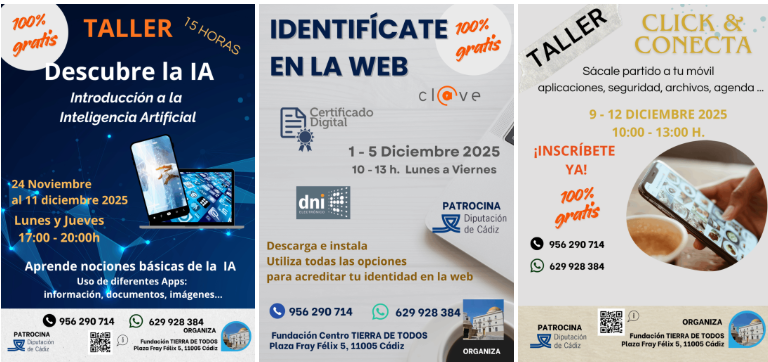 Nuevos cursos en Tierra de Todos Nuevos cursos en Tierra de Todos